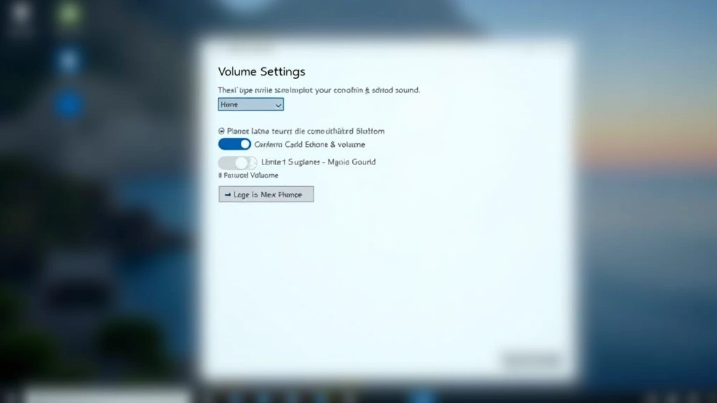 Pannello Impostazioni Suono di Windows con controllo volume visibile e slider di regolazione